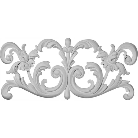 Ekena Millwork 16"W x 7 1/8"H x 5/8"P Ashford Center Onlay ONL16X07AS